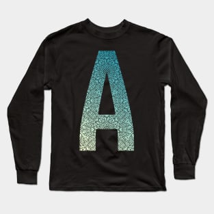 Alphabet Mandala - Customizable Long Sleeve T-Shirt